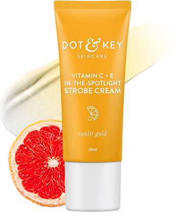 Dot & Key Vitamin C+E Strobe Cream for Skin Radiance Moisturizer & Highlighter for Face
