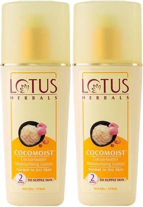 LOTUS HERBALS Cocomoist Cocoa Butter Moisturizing Lotion