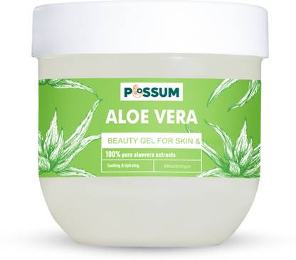 POSSUM Aloe Vera Extracts for Face & Body - Soothing, Hydrating, 100% Natural