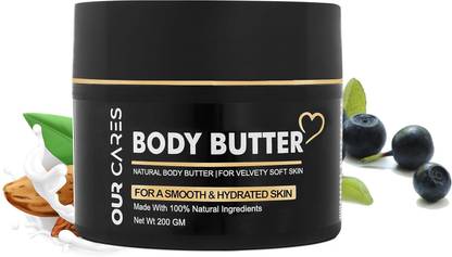Ourcares Natural Body Butter with Avocado Oil, Cocoa & Shea Butter|Enriched with VitaminE