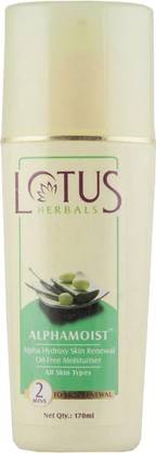 LOTUS Alphamoist Alpha Hydroxy skin renewal oil free moisturizer