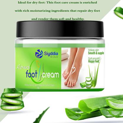 SIYDDIA Foot Care Cream for Rough & cracked Heel repair with Aelovera