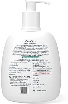 Moiz LMF 48 Face & Body Lotion 200ml - Long-lasting Moisturizing Formula