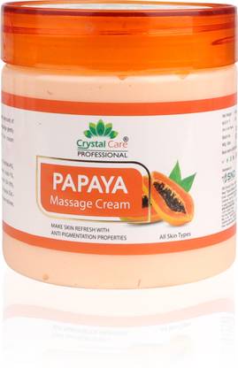 Crystal Care Papaya Face Cream Skin Brightening Cream , Dark Spots Reduce Acne Cleanse Scars