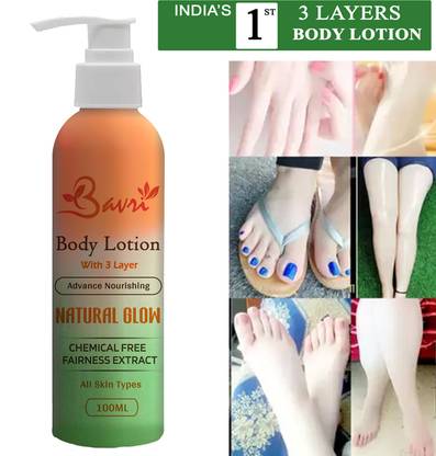 bavri Whitening Body Lotion SPF 15 + Moisturiser Fairness Cream For Face, Hand & Body