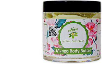 AkiN Care Natural Mango Butter for body and skin Unrefined Moisturizer & Skin care