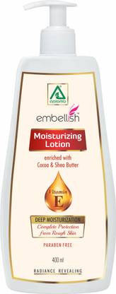 Aplomb Embellish Moisturizing Lotion enriched with Cocoa & Shea Butter (Vitamin E)