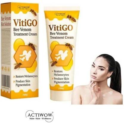 ACTIWOW Vitigo Bee Venom Cream for Travel-Sized Relief cream Moisturizer