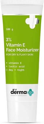 The Derma Co 3% Vitamin E Face Moisturizer With Vitamin E & Lactic Acid For Dry & Flaky Skin