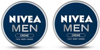 Nivea Men Men Creme, Non Greasy Moisturizer, Cream for Face, Body & Hands (30ml X 2)