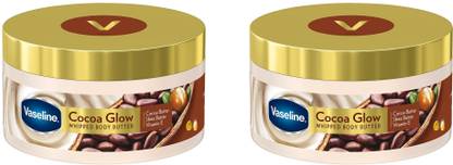 Vaseline COCOA GLOW WHIPPED BODY BUTTER 180 ML X 2
