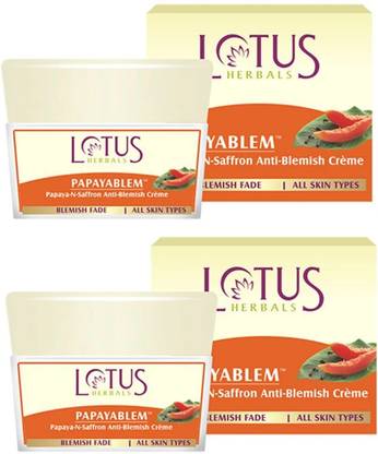 LOTUS Papayablem Papaya-N-Saffron Anti-Blemish Creme