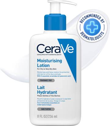 CeraVe Moisturizing Lotion for Normal to Dry Skin with Ceramides & Hyaluronic Acid
