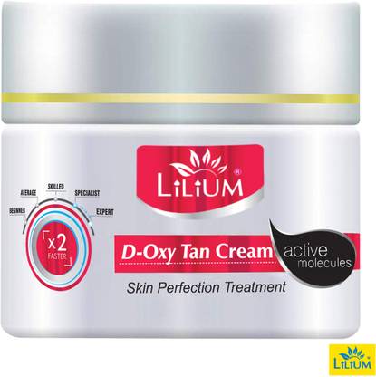 LILIUM D Oxy Tan Cream | Remove Tan Heals Sun Burn With Kojic & Milk | Reduce Dark Spot