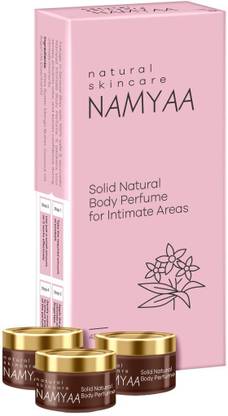 Namyaa Solid Natural Body Perfume for Sensitive Areas- Underarms, Neck
