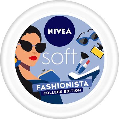 NIVEA Soft Fashionista College Edition Moisturizer for Face, Hand & Body, Non Sticky