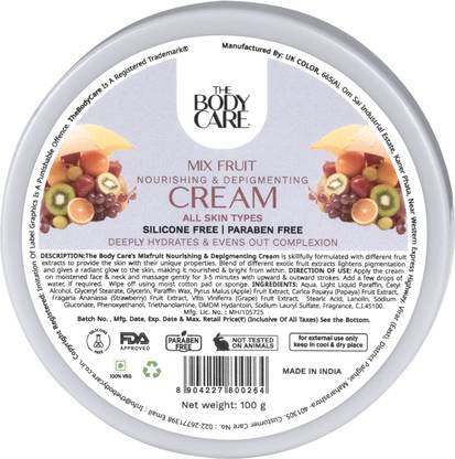 THE BODY CARE Mixfruit Nourishing & Depigmenting Cream