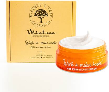Mintree Face Moisturizer SPF 30 PA+++.Infused with Musk Melon, Matcha Tea & Hyaluronic