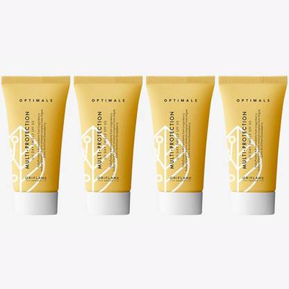 Oriflame OPTIMALS Multi-Protection UV Day Shield SPF 50 30 ml ( pack of 4 )