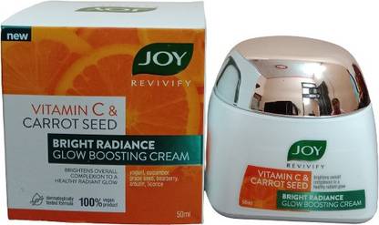 Joy Revivify Vitamin C & Carrot seed Bright Radiance Glow Boosting Cream 50 ml