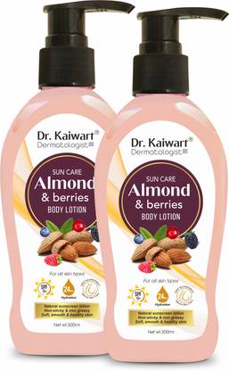 Dr. Kaiwart Almond & Berries Body Moisturizer For Deep Nourishment, Glowing & Youthful Skin