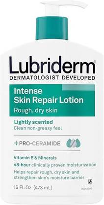 Lubriderm Intense Skin Repair Lotion, for Rough & Dry Skin - 473 ml