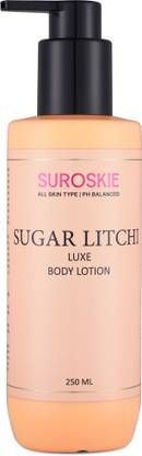 Suroskie Sugar Litchi Body Lotion & Almonds Advanced Nourishing Body Lotion All Skin