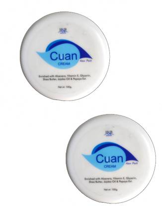 CUAN Caun Cream enriched with aloevera and vitamin e,100g pack of 2
