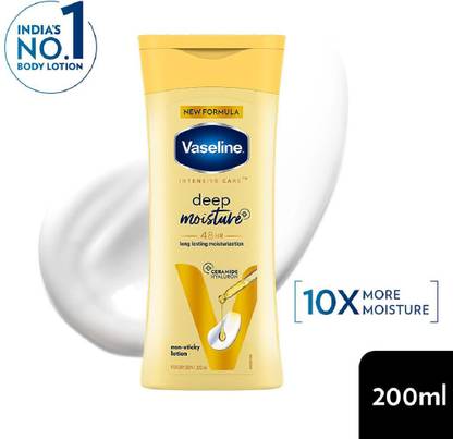 Vaseline Deep Moisture Body Lotion | For Cushion Soft Skin| With Ceramides Hyaluron