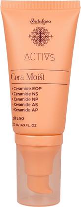 Indulgeo Essentials CERA MOIST- Ceramide Calming Skin Moisturizer 1% iACTIVE, 50ml Face Moisturizer