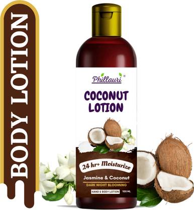 Phillauri Coconut Body Lotion Even Tone Natural Glow and UV Protect For Smooth Screen