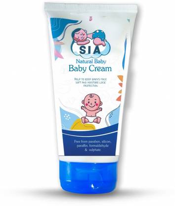Sia Natural Baby Cream Help to Keep Baby's Face Soft and Moisture Lock Protection