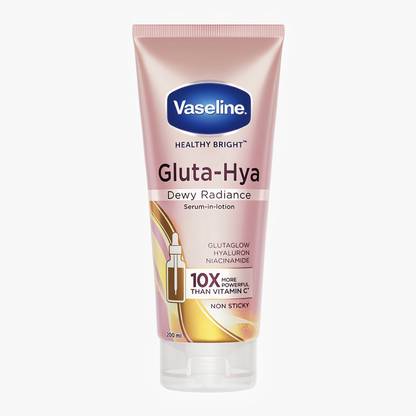 Vaseline Gluta-Hya Dewy Radiance Lotion 70ml Brighter, Radiant Skin (70 ml)