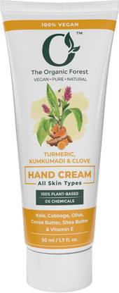 The Organic Forest Plant Based Turmeric & Kukamandi Clove Oil Hand Cream For Reduce Black Spots