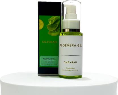 snayrah Aloe Vera Gel | Hydrating+Soothing Face+Body | Paraben & Sulphate Free