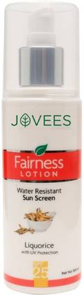 JOVEES Fairness Lotion SPF 25 - Liquorice with UV Protection