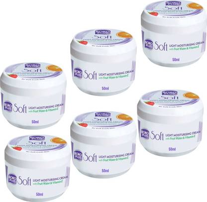 BOROPLUS BORO PLUS SOFT LIGHT MOISTURIZING CREAM FOR MOISTUTRE & NOURISH SKIN - 50ml x 6
