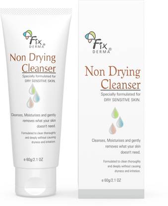 Fixderma Non Drying Cleanser, Gentle, Pore-Refining, Soap Free For Dry & Sensitive Skin
