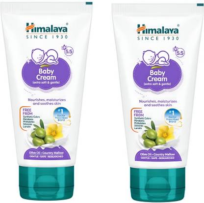 HIMALAYA Baby Cream For Gentle Soft baby Skin (200 ml) PACK OF 2