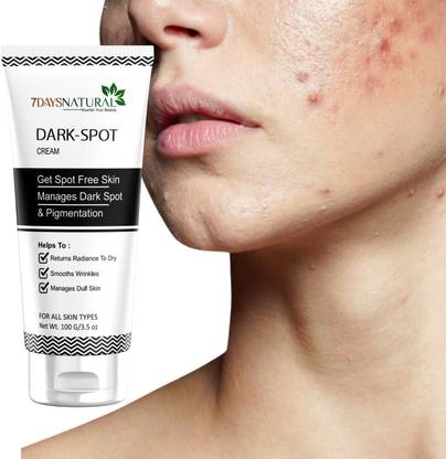 7 Days Dark Spot Remover Cream, Pimple Marks, Acne Scar, Pigmentation & Blemish Removal