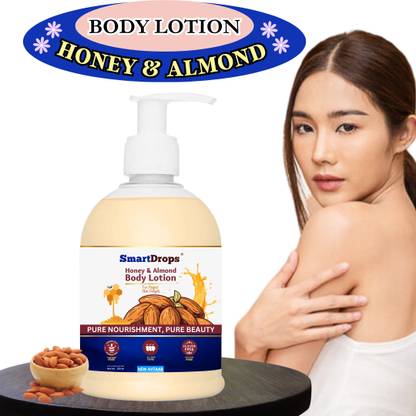 smartdrops Body Lotion of Honey and the Nourishing Goodness of Almonds for Silky Skin