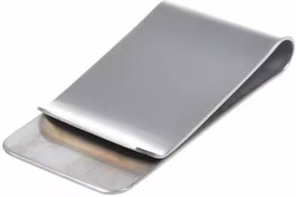 Mridshala Money clip silver wide Stainless Steel Money Clip