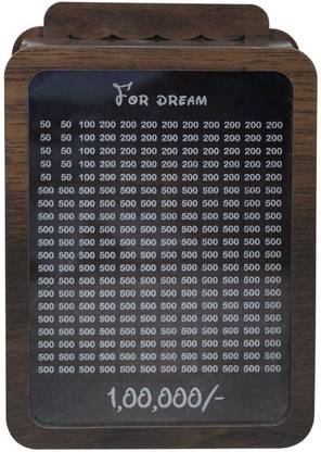ZOJED BIG MONEY BOX Wooden Money Clip