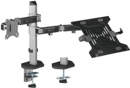 Artikel Laptop+Monitor Desk Mount stand Adjustable Monitor Arm with 1 screen upto 32inch Desk Mount Monitor Arm