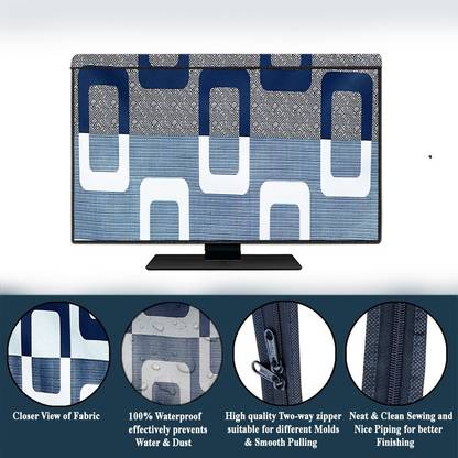 JM Homefurnishings Padded Cover, Dust Cover, etc. for 55 inch Computer Monitor, TV, LCD Monitor, etc.  - LEDTVJM39_55IN