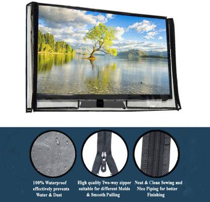 Kingly Home Led TV Cover Transparent , Waterproof for 55 inch iFFALCON ,Motorola, Adsun, LG Led TV  - Led-55-TP_P1
