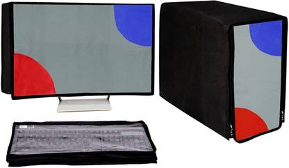 GUTSAV SALES DESKTOP COVER FULL SET 24 INCH for 24 inch MONITER, KEYBOARD, CPU  - COMPUTER COVER FULL SET 24 INCH