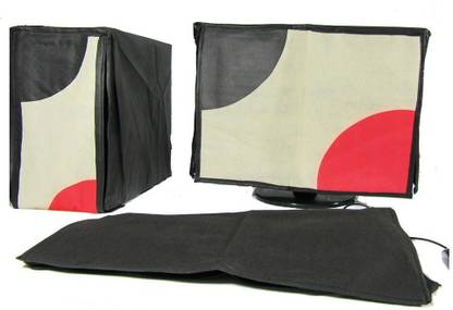 GUTSAV SALES COMPUTER COVER 18.5 INCH for 18.5 inch MONITER, KEYBOARD, CPU  - DESKTOP COVER FULL SET 18.5 INCH