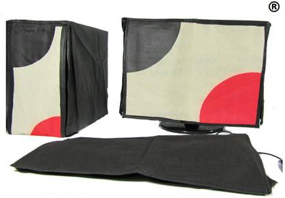 GUTSAV SALES ® COMPUTER COVERS 3 SET 25 INCH for 25 inch MONITER, KEYBOARD, CPU  - DESKTOP COVER FULL SET 25 INCH