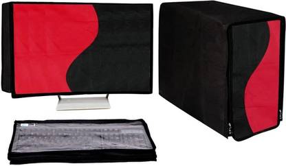 GUTSAV SALES COMPUTER COVER FULL SET 18 INCH for 18 inch MONITER, KEYBOARD, CPU  - DESKTOP COVER FULL SET 18 INCH